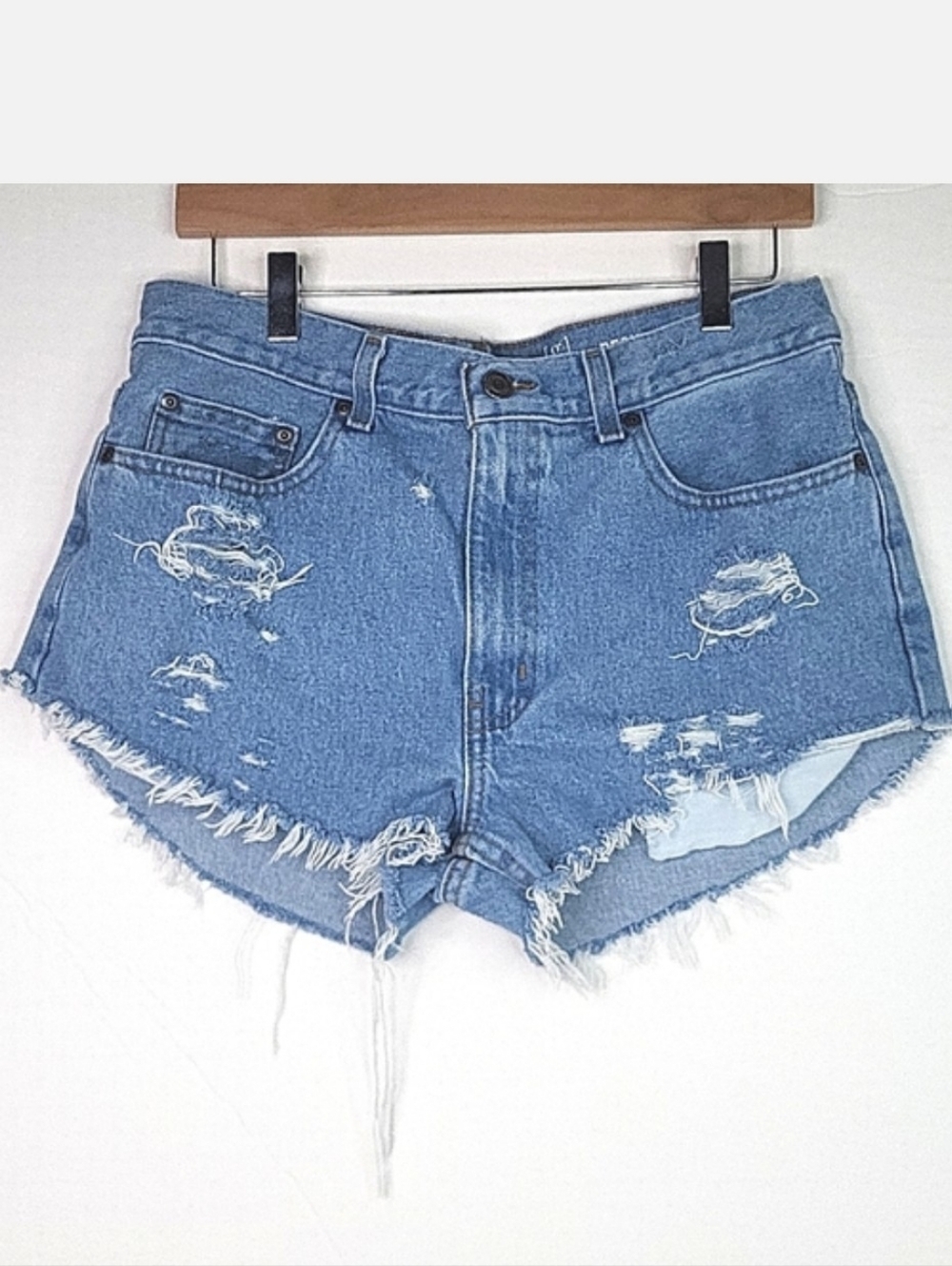 🪷 4/$20🪷 Distressed  Jean Shorts Cut Offs Handmade Embellished Back Pockets